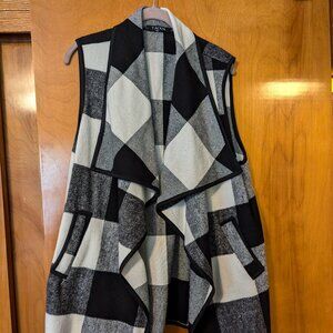 Ladies Drape Front Vest - Size XL